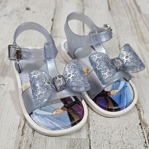 Mini Melissa x Disney Mar Frozen Mar Glitter Sandals Shoes